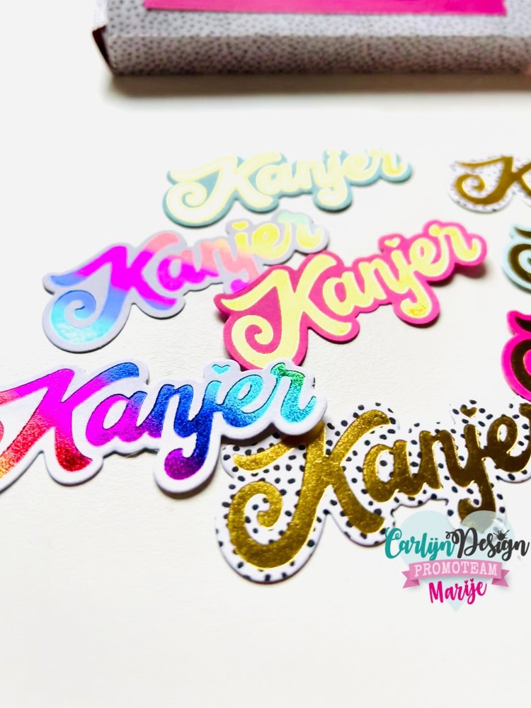 CarlijnDesign Dies Grote Teksten 6 Kanjer (CDSN-0205) (DISCONTINUED) CarlijnDesign Dies Grote Teksten 6 Kanjer (CDSN-0205) (DISCONTINUED)