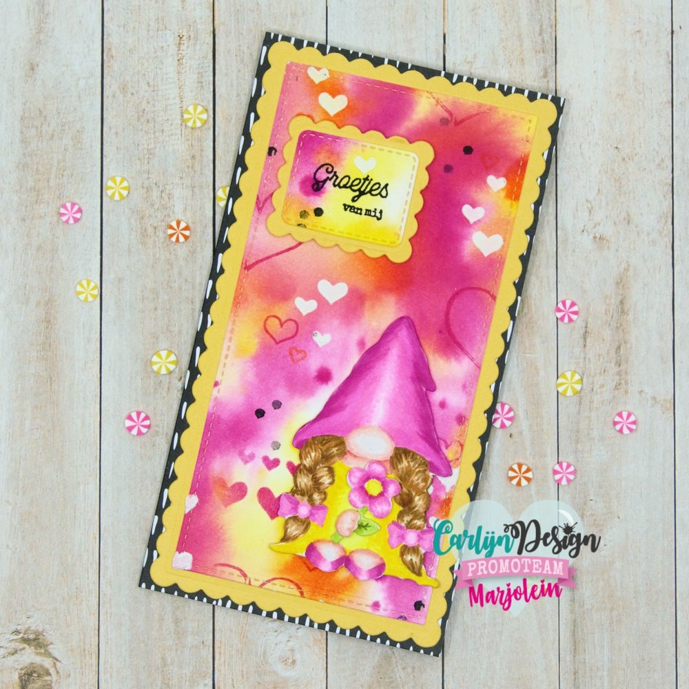 CarlijnDesign Stempels Gnome Vrouw (CDST-0096) (DISCONTINUED)