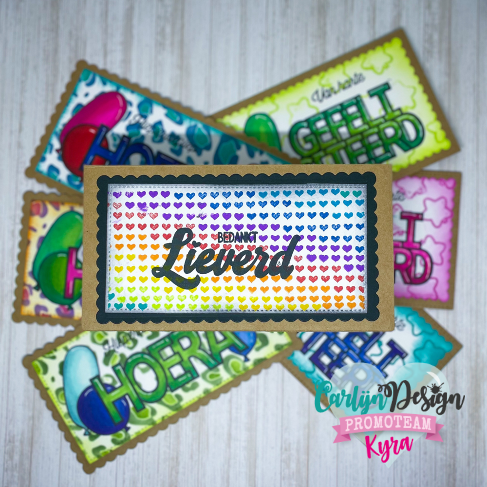 CarlijnDesign Stempels Grote Teksten 6 (CDST-0094) (OUTLET)