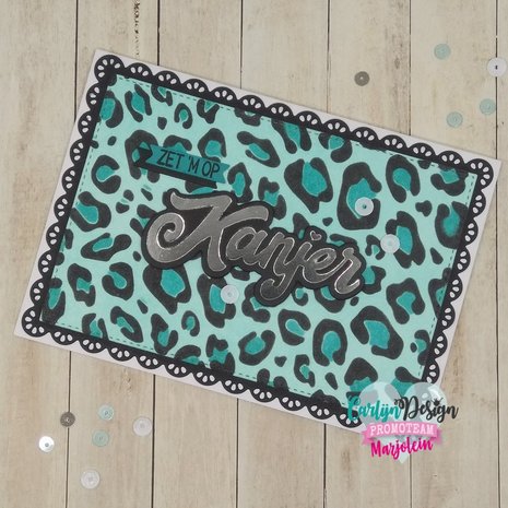 CarlijnDesign Stencil A6 Panter (CDSC-0025) (OUTLET)