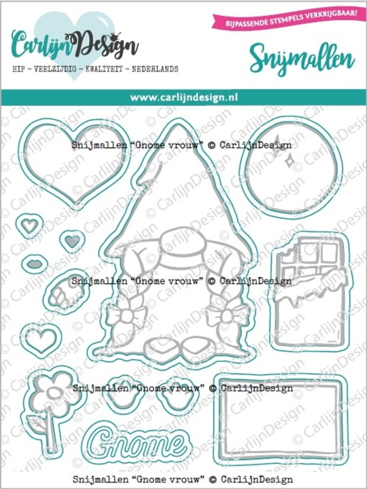 CarlijnDesign Dies Gnome Girlfriend (CDSN-0204) (DISCONTINUED) CarlijnDesign Dies Gnome Girlfriend (CDSN-0204) (DISCONTINUED)