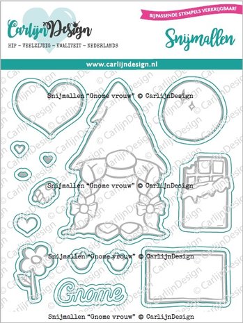 CarlijnDesign Dies Gnome Girlfriend (CDSN-0204) (DISCONTINUED) CarlijnDesign Dies Gnome Girlfriend (CDSN-0204) (DISCONTINUED)