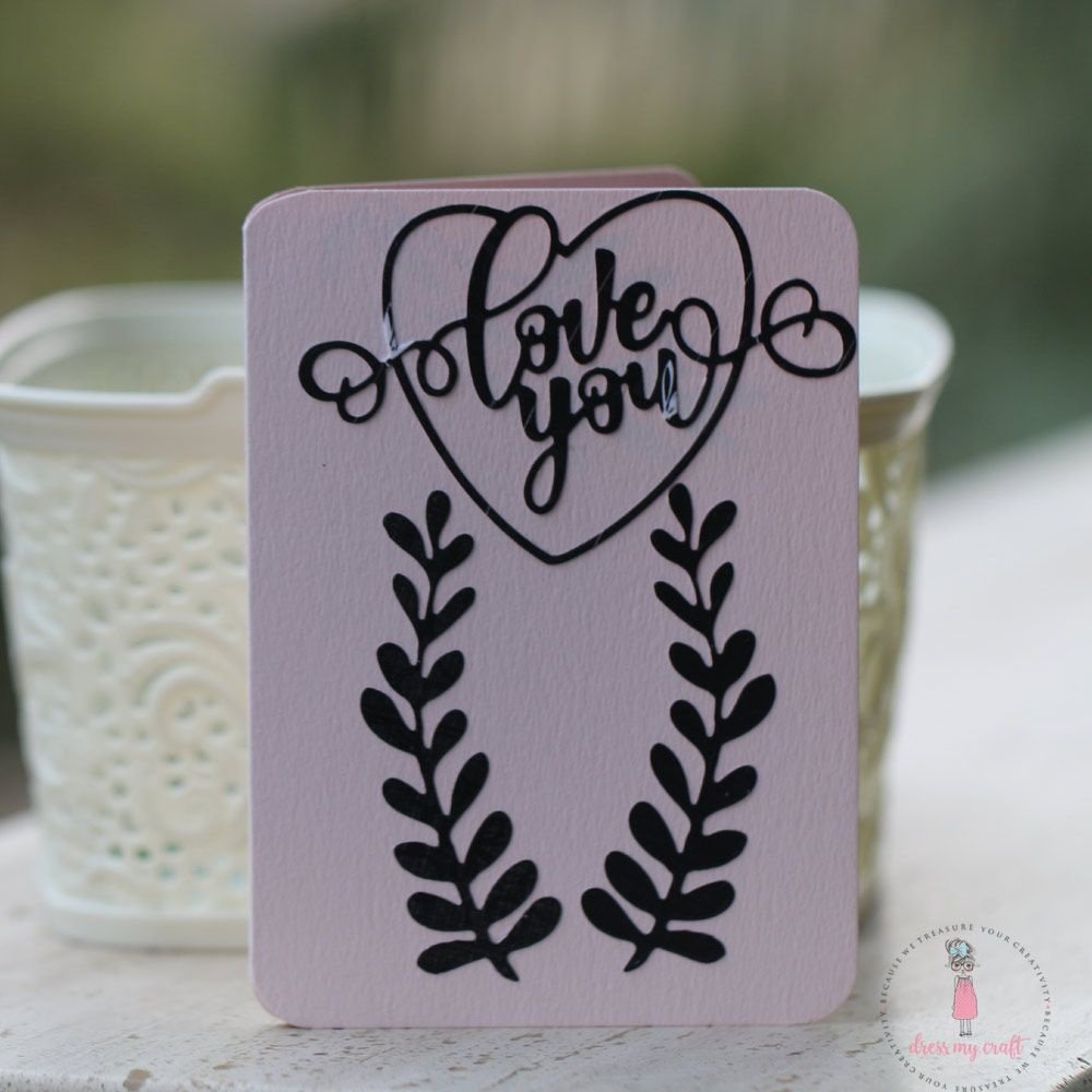 Dress My Craft Cutting Die Heart with Swirls (DMCD2211) (OUTLET) Dress My Craft Cutting Die Heart with Swirls (DMCD2211) (OUTLET)