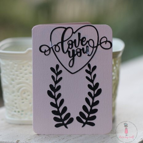 Dress My Craft Cutting Die Heart with Swirls (DMCD2211) (OUTLET) Dress My Craft Cutting Die Heart with Swirls (DMCD2211) (OUTLET)