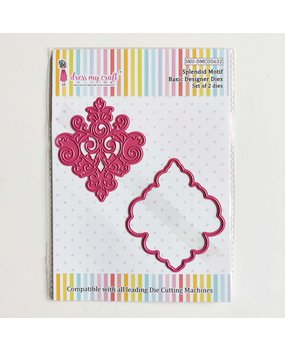 Dress My Craft Cutting Die Basic Designer Splendid Motif (DMCD5632) (OUTLET)