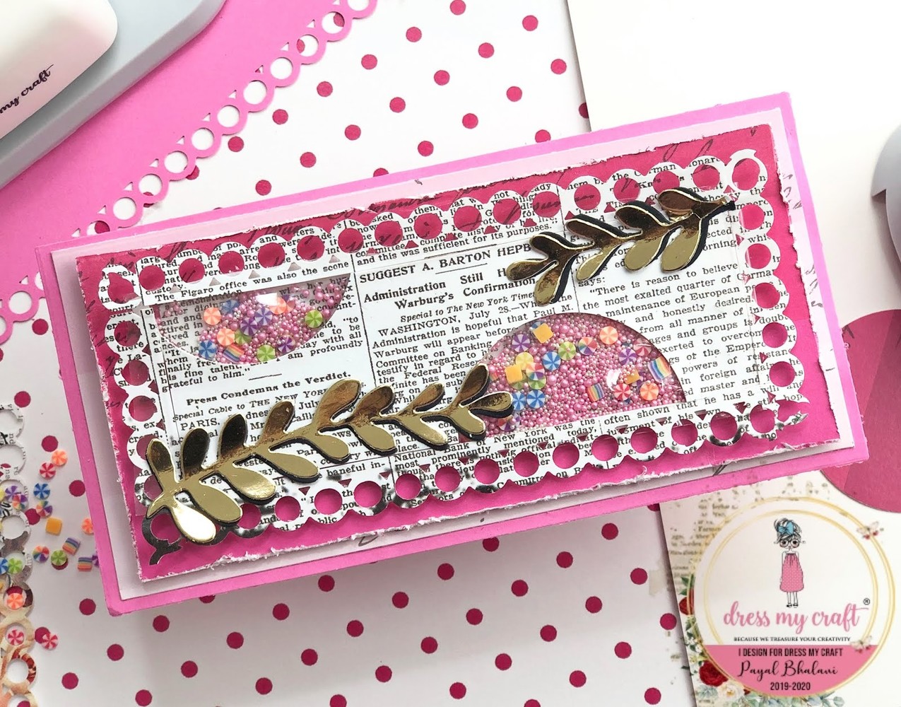 Dress My Craft Punch Border Circle Chain (DMCT4724) (OUTLET)