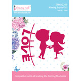 Dress My Craft Cutting Die Kissing Boy & Girl (DMCD2200) (OUTLET)