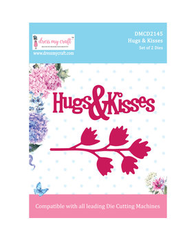 Dress My Craft Cutting Die Hugs & Kisses (DMCD2145) (OUTLET)