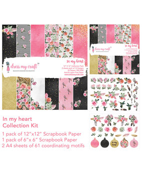 Dress My Craft In My Heart Collection Kit (DMCP2135) (OUTLET)