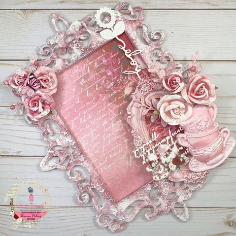 Dress My Craft Romantic Roses A4 Motif Sheets (2pcs) (DMCP2300) (OUTLET)