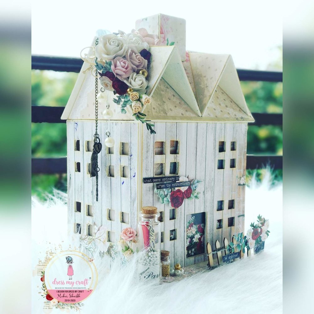 Dress My Craft Romantic Roses A4 Motif Sheets (2pcs) (DMCP2300) (OUTLET)