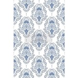 Re-Design with Prima Kacha Dana Damask 24x35 Inch Decor Transfers (1pcs) (661274RED) (DISCONTINUED)