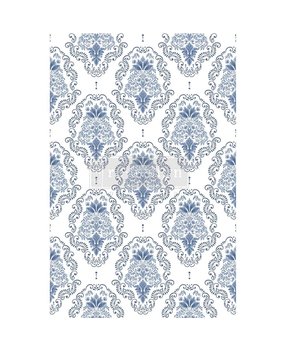 Re-Design with Prima Kacha Dana Damask 24x35 Inch Decor Transfers (1pcs) (661274RED) (DISCONTINUED)