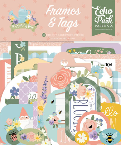 Echo Park It's Spring Time Frames & Tags (IST299025) (DISCONTINUED)