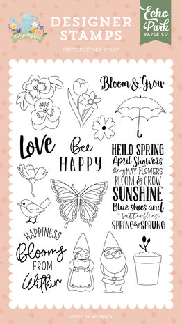 Echo Park Happiness Blooms Designer Stamps (IST299044) (DISCONTINUED) Echo Park Happiness Blooms Designer Stamps (IST299044) (DISCONTINUED)