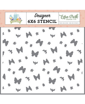 Echo Park Bugs And Things Designer Stencil (IST299035) (DISCONTINUED)