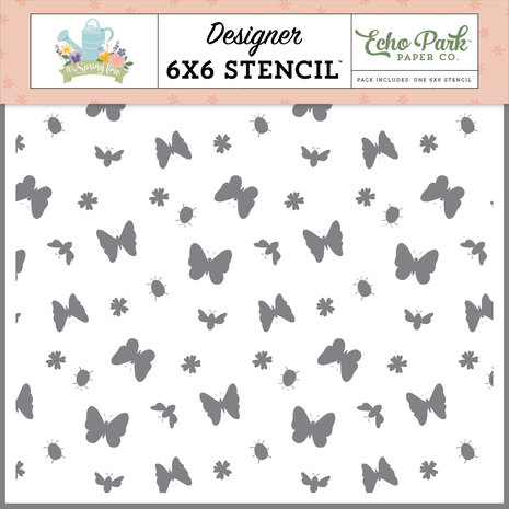 Echo Park Bugs And Things Designer Stencil (IST299035) (DISCONTINUED) Echo Park Bugs And Things Designer Stencil (IST299035) (DISCONTINUED)