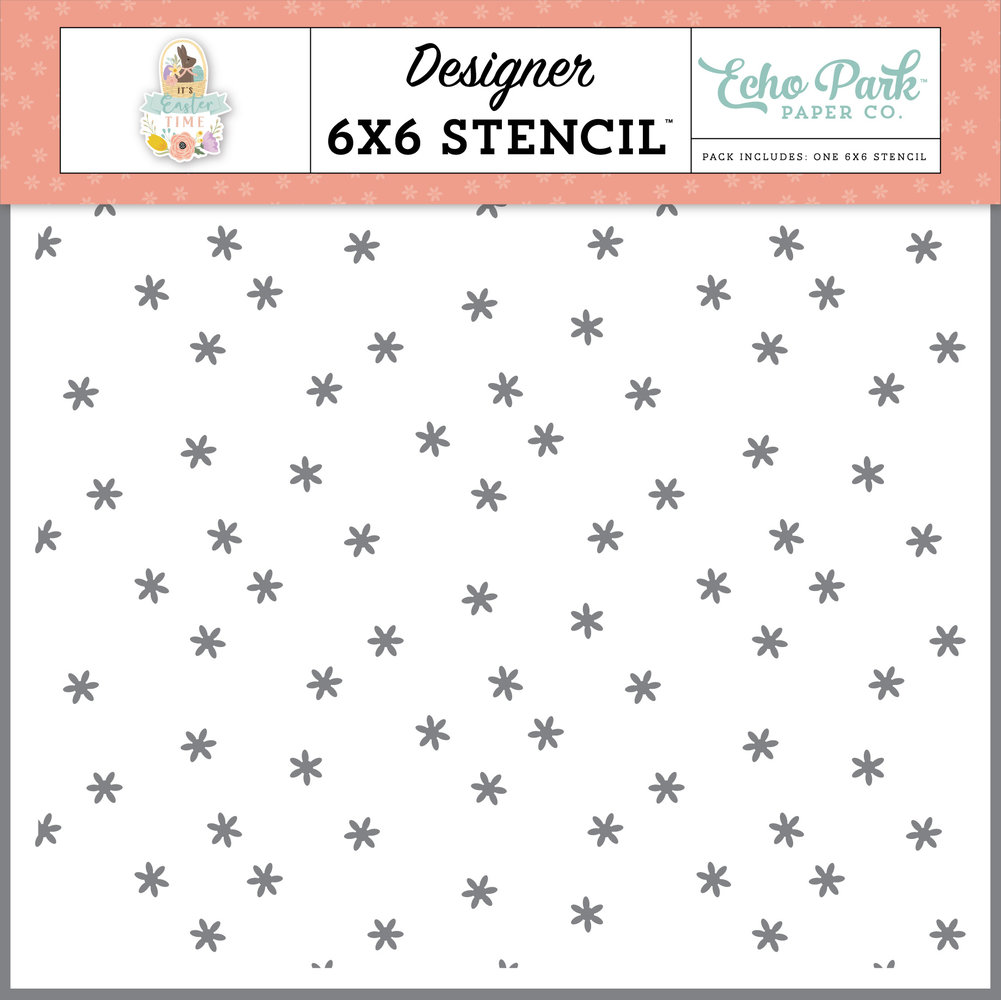 Echo Park Tiny Daisies Designer Stencil (IET300036) (DISCONTINUED) Echo Park Tiny Daisies Designer Stencil (IET300036) (DISCONTINUED)