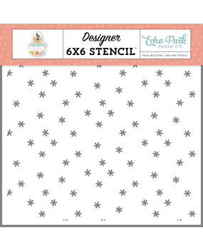 Echo Park Tiny Daisies Designer Stencil (IET300036) (DISCONTINUED)