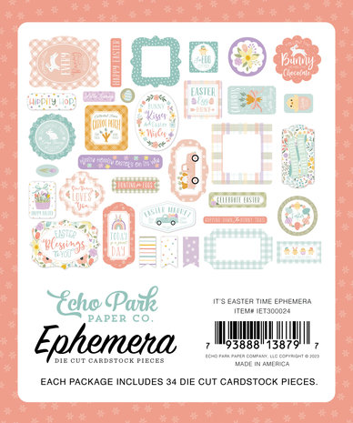 Echo Park It's Easter Time Ephemera (IET300024) (OUTLET)