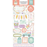 Echo Park It's Easter Time Chipboard Phrases (IET300022) (DISCONTINUED)