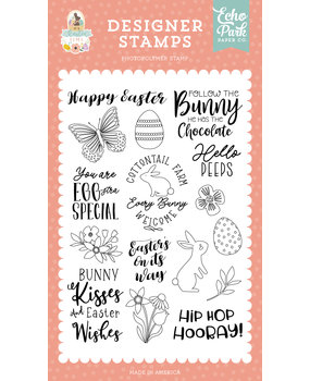 Echo Park Hello Peeps Designer Stamps (IET300044) (OUTLET)
