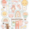 Echo Park Our Baby Girl Puffy Stickers (OBA301066) (OUTLET)