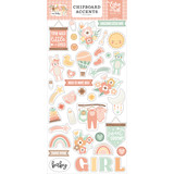 Echo Park Our Baby Girl Chipboard Accents (OBA301021) (DISCONTINUED)