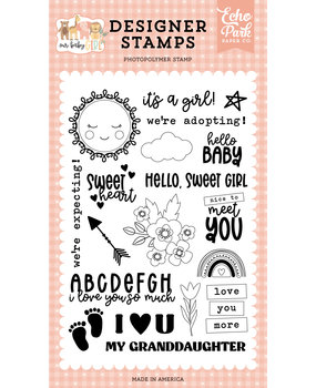 Echo Park Nice To Meet You Designer Stamps (OBA301045) (DISCONTINUED)