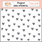 Echo Park Full Of Love Designer Stencil (OBA301035) (DISCONTINUED)