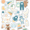 Echo Park Our Baby Boy Puffy Stickers (OBB302066) (OUTLET)
