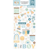 Echo Park Our Baby Boy Chipboard Accents (OBB302021) (DISCONTINUED)