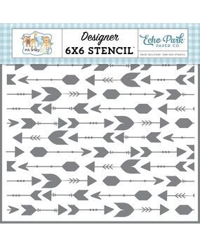 Echo Park Arrows Designer Stencil (OBB302034) (DISCONTINUED) Echo Park Arrows Designer Stencil (OBB302034) (DISCONTINUED)