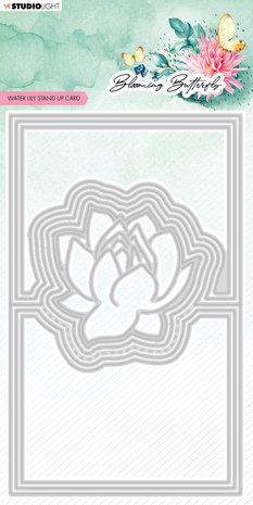 Studio Light Blooming Butterfly Cutting Die Water Lily Stand Up Card (SL-BB-CD487) (OUTLET)