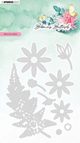 Studio Light Blooming Butterfly Cutting Die Fresh as a Daisy (SL-BB-CD483) (OUTLET)