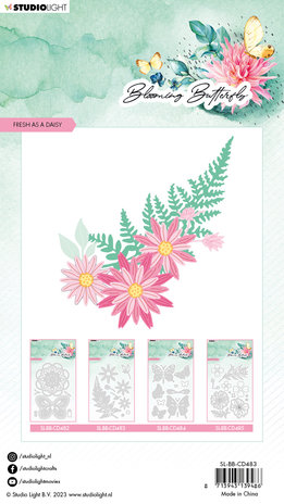 Studio Light Blooming Butterfly Cutting Die Fresh as a Daisy (SL-BB-CD483) (OUTLET)