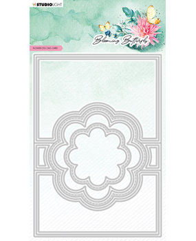 Studio Light Blooming Butterfly Cutting Die Flower Zig Zag Card (SL-BB-CD489) (OUTLET)
