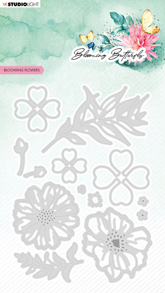 Studio Light Blooming Butterfly Cutting Die Blooming Flowers (SL-BB-CD485) (OUTLET)