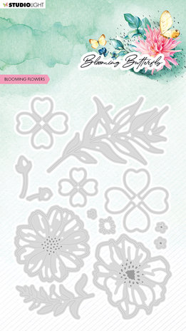 Studio Light Blooming Butterfly Cutting Die Blooming Flowers (SL-BB-CD485) (OUTLET)