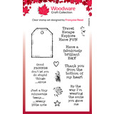 Woodware Tagged Greeings Clear Stamps (FRS974) (OUTLET)