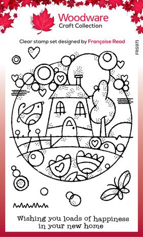 Woodware Dream Home Clear Stamps (FRS971) (OUTLET) Woodware Dream Home Clear Stamps (FRS971) (OUTLET)