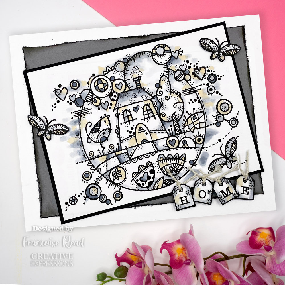 Woodware Dream Home Clear Stamps (FRS971) (OUTLET) Woodware Dream Home Clear Stamps (FRS971) (OUTLET)