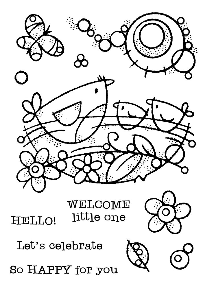Woodware Bird Nest Clear Stamps (FRS972) (OUTLET) Woodware Bird Nest Clear Stamps (FRS972) (OUTLET)