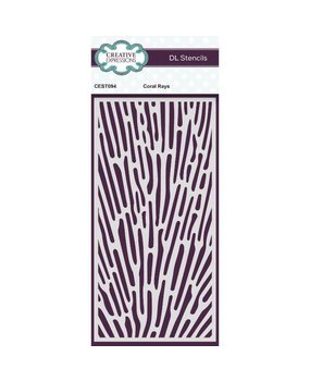 Creative Expressions DL Stencil Coral Rays (CEST094) (OUTLET)