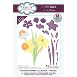 Creative Expressions Sue Wilson Craft Die Layered Flowers Collection Daffodil (CED25051) (OUTLET)