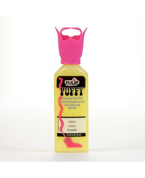 Tulip Puffy Dimensional Fabric Paint Yellow 1.25 fl oz (65102) (OUTLET)