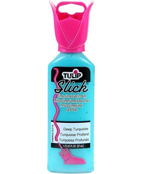Tulip Slick Dimensional Fabric Paint Deep Turquoise 1.25 fl oz (21840) (OUTLET)