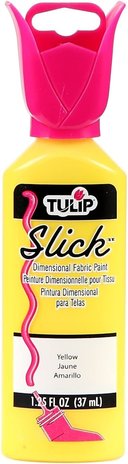 Tulip Slick Dimensional Fabric Paint Yellow 1.25 fl oz (65002) (OUTLET)