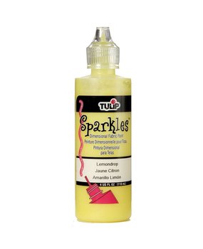Tulip Sparkles Dimensional Fabric Paint Lemondrop 4 fl oz (20737) (OUTLET) Tulip Sparkles Dimensional Fabric Paint Lemondrop 4 fl oz (20737) (OUTLET)