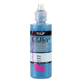 Tulip Glitter Dimensional Fabric Paint Blue 4 fl oz (41304) (OUTLET)